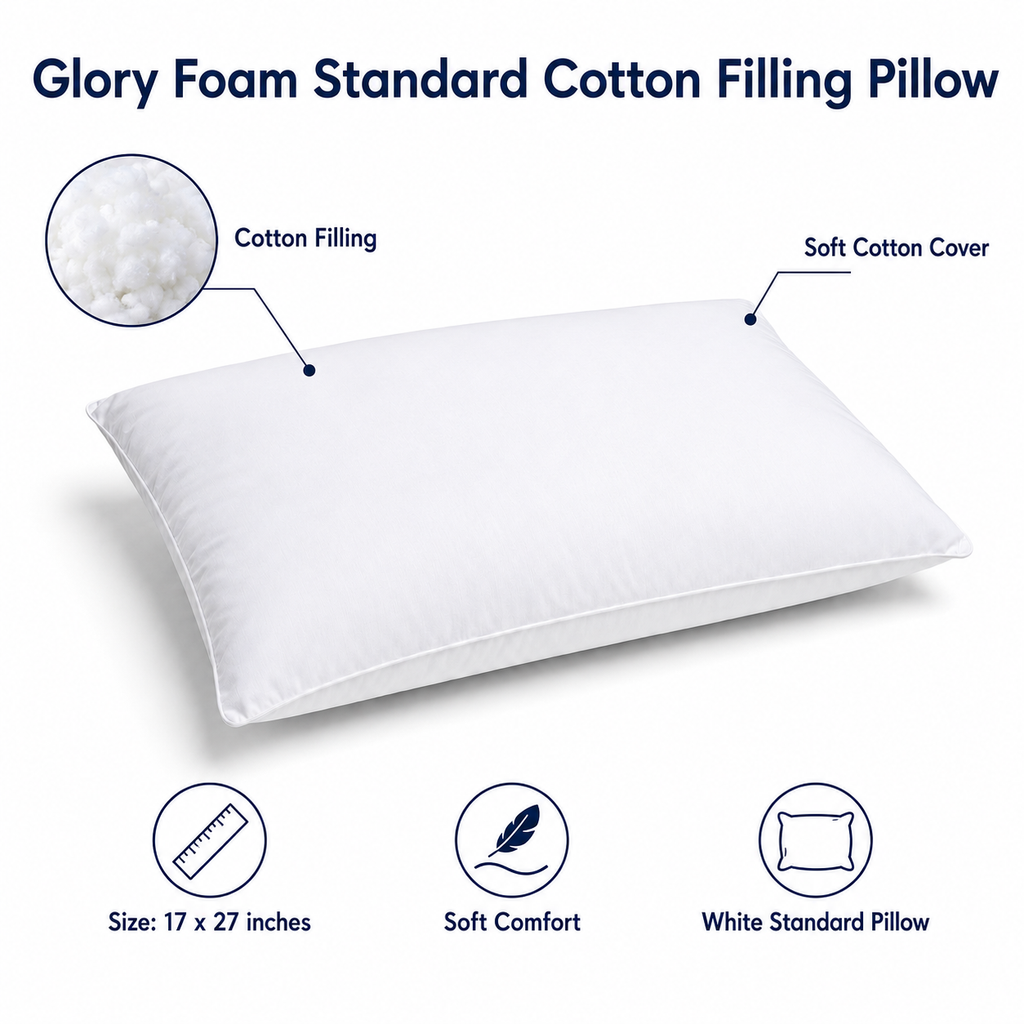 Glory Foam - Cotton Filling Pillow