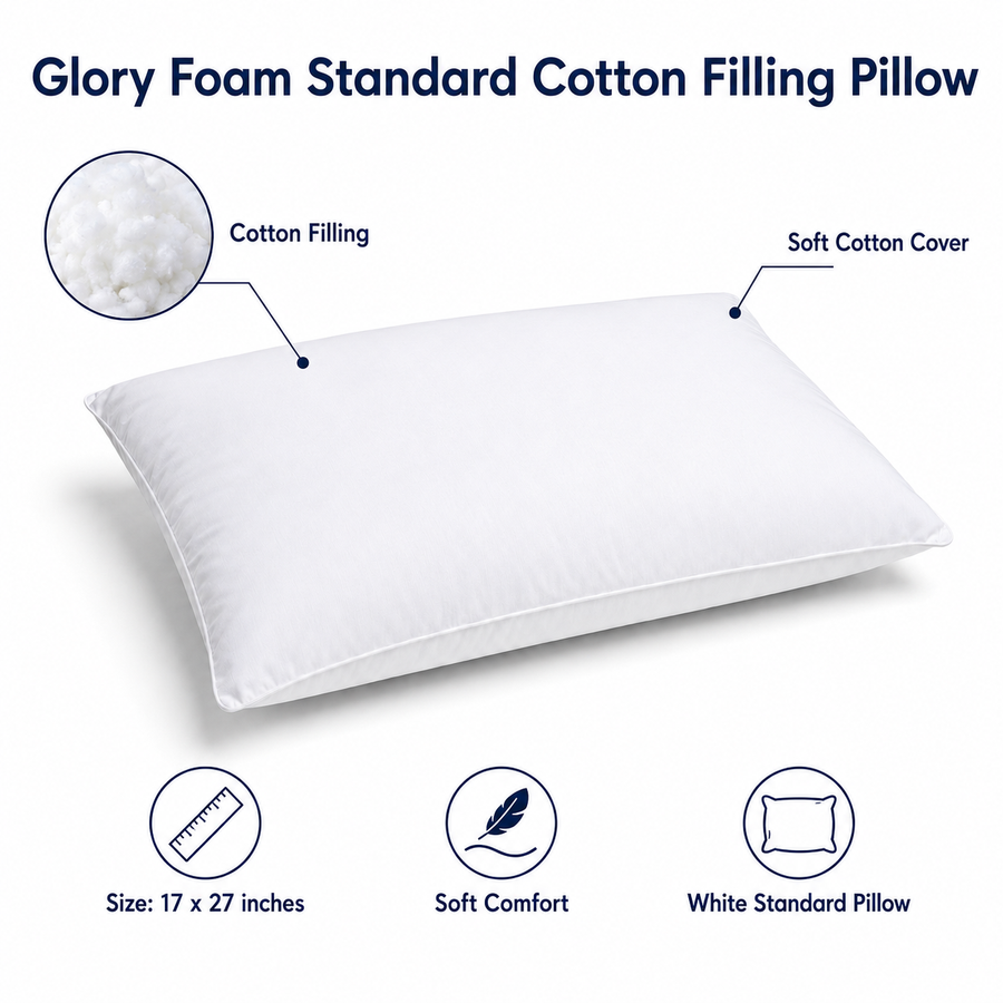 Glory Foam - Cotton Filling Pillow